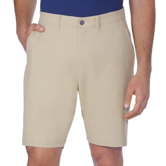 NEW Kirkland Signature Men's 42 UPF 50+ Moisture-Wicking Shorts Beige Outdoor - Picture 1 of 6